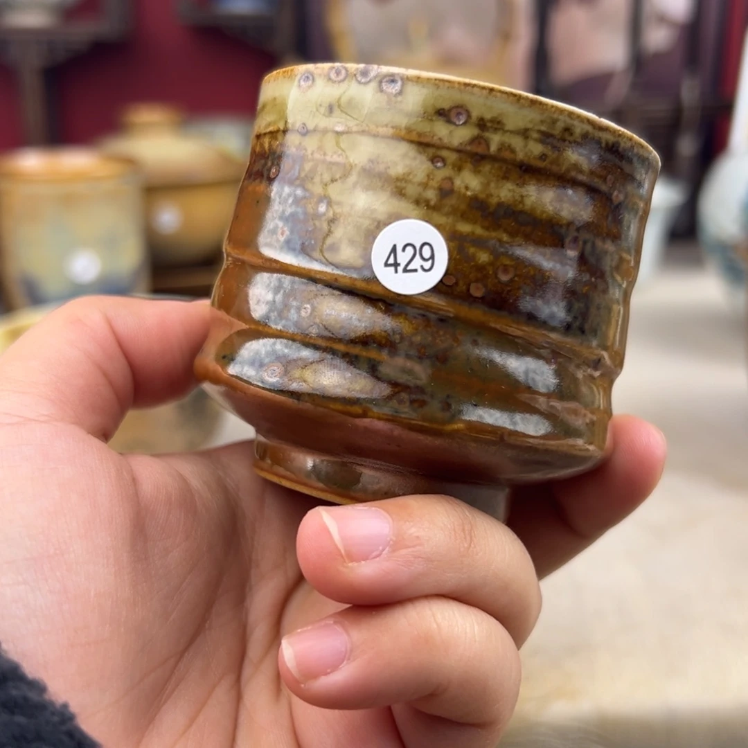 杯纯手工柴烧主人杯