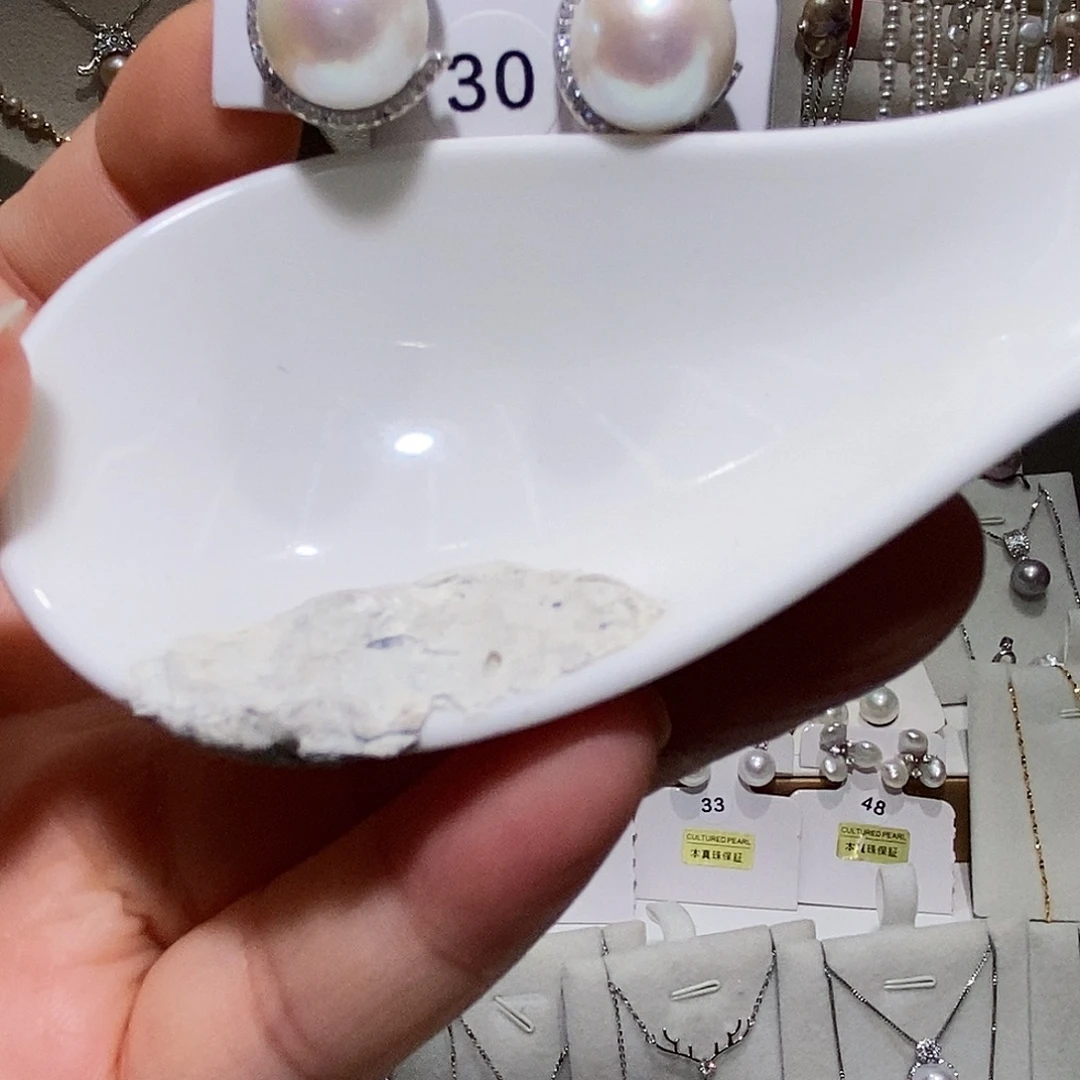 非金属925银无纯银耳钉