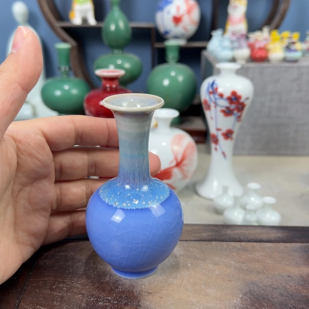 陶瓷手工小花器摆件
