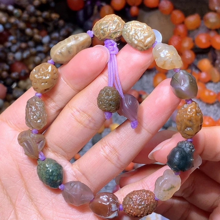 玛瑙/玉髓珠宝半成品未镶嵌