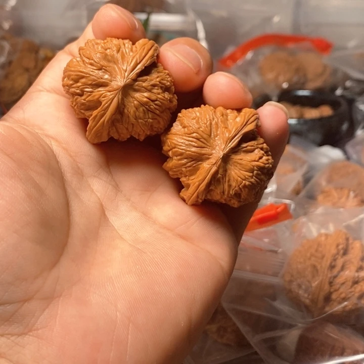 文玩核桃把件磨盘