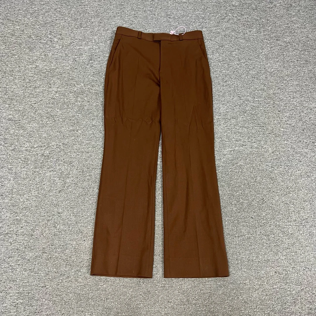 99新 Valentino/华伦天奴 华伦天奴 棕色西裤