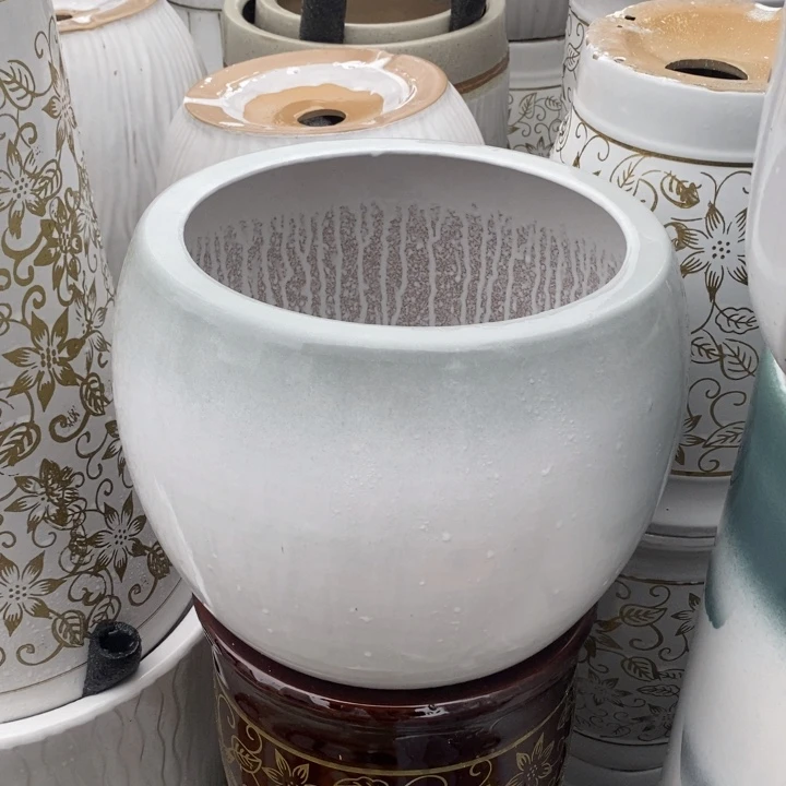 渐变青球盆大号口28/25