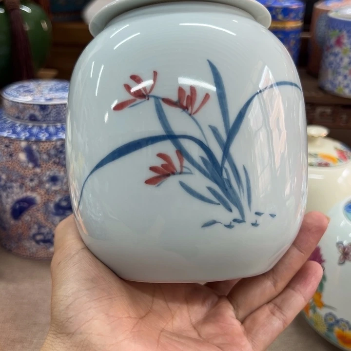 高端陶瓷茶叶密封罐