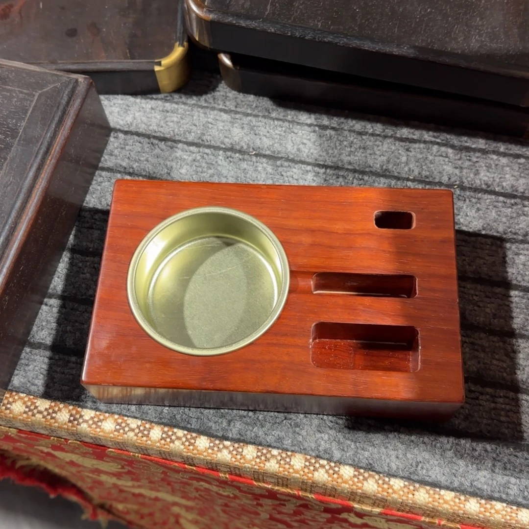 非洲紫檀（红花梨）烟灰缸啊啊啊啊啊啊