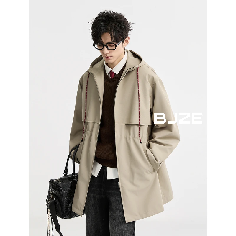 [miu系连帽风衣]BJZE秋季工装夹克一手长休闲派克服外套男B531425