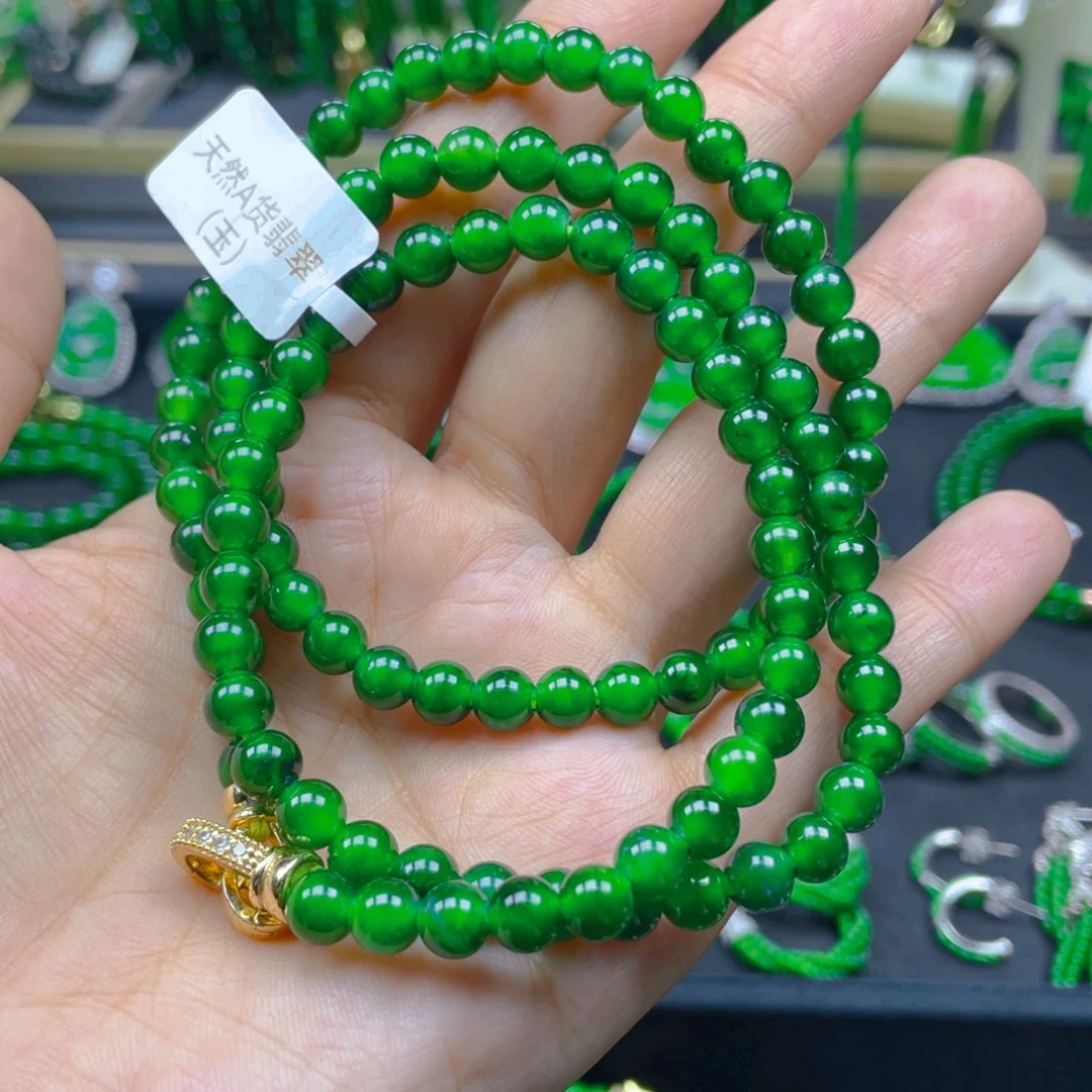 颈饰未镶嵌翡翠项链6