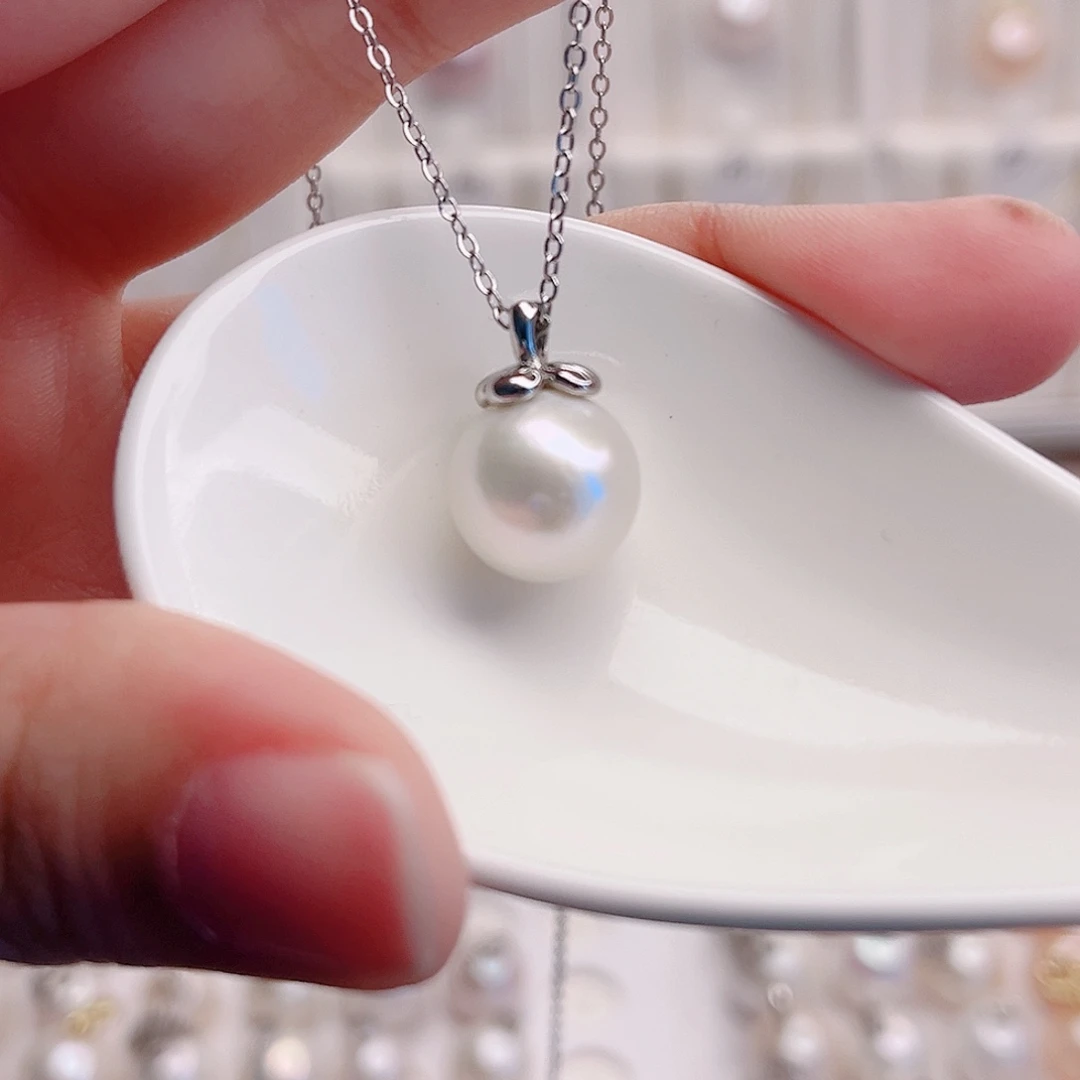 未镶嵌淡水珍珠吊坠(赠链)