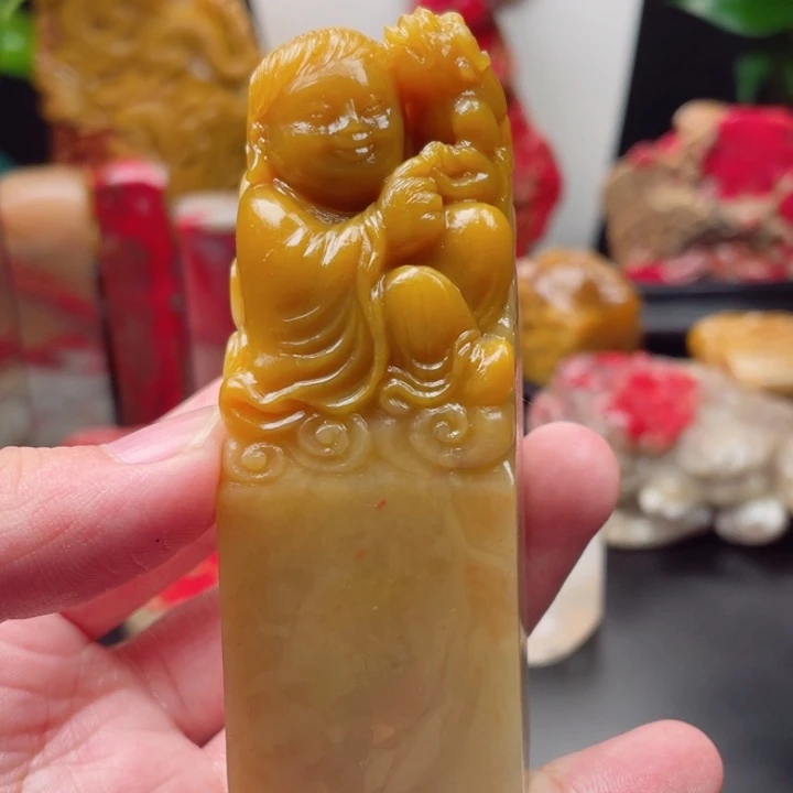 寿山石杜陵结晶通透