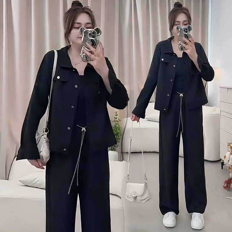 高级感时尚套装女2025款御姐干练气质又a又飒职业春秋搭配一整套