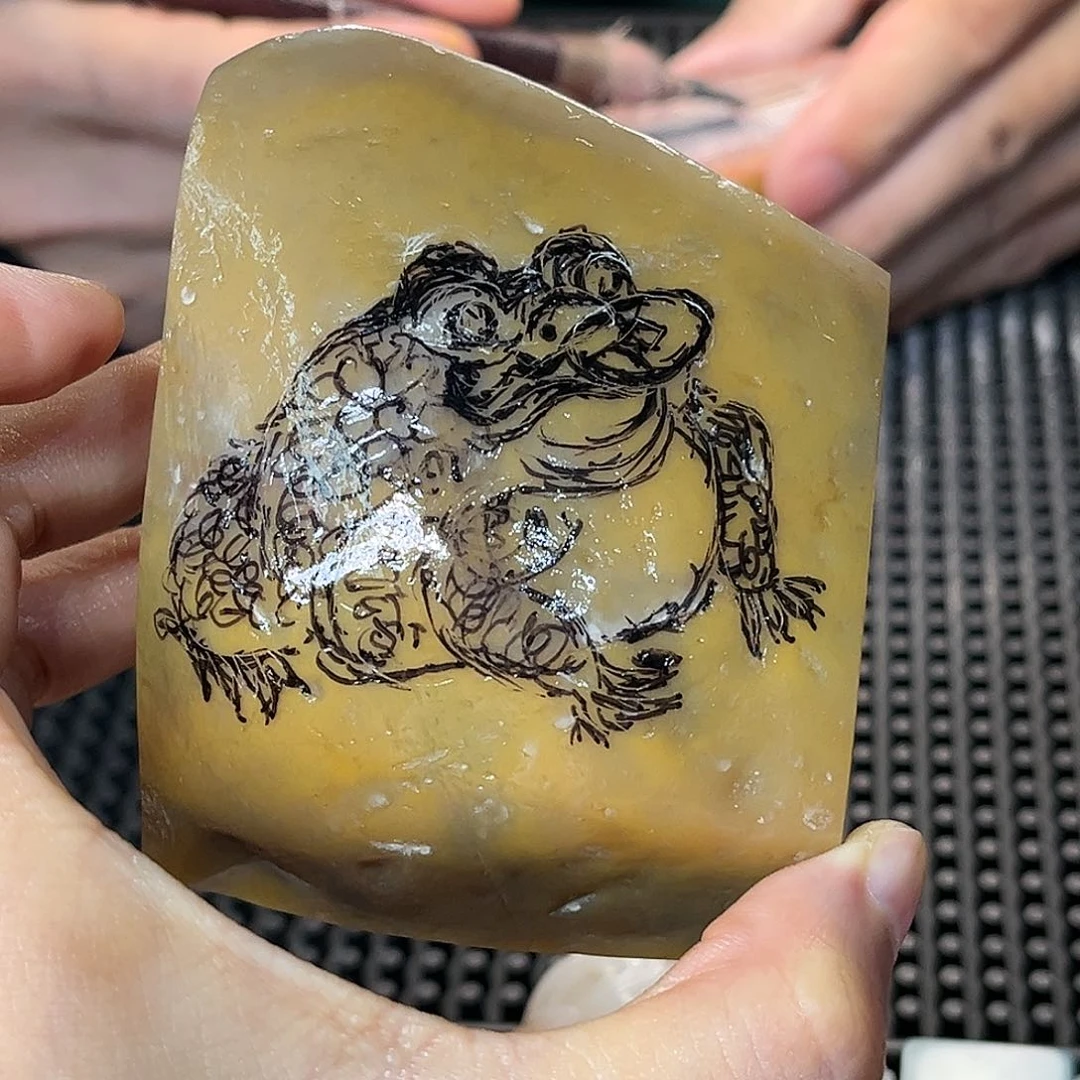 寿山石印石这个我是很看好啊