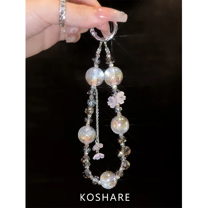 【星河璀璨】轻奢小众精致高级斜挎可背手腕手机链挂链挂绳珍珠高档