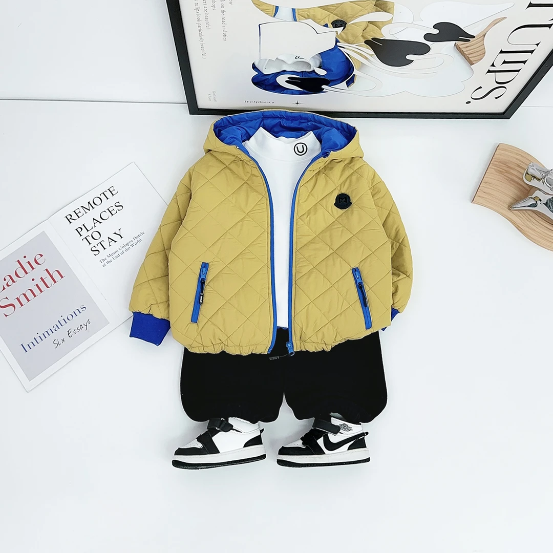 男童加厚外套2025新款秋冬季中大儿童韩版潮 WG28701悠悠童话童装