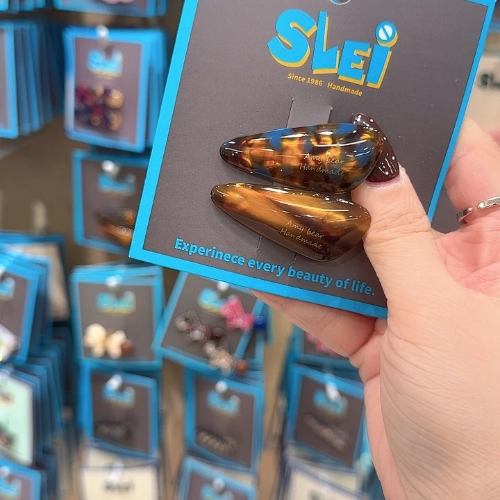 琥珀色水滴鸭夹14