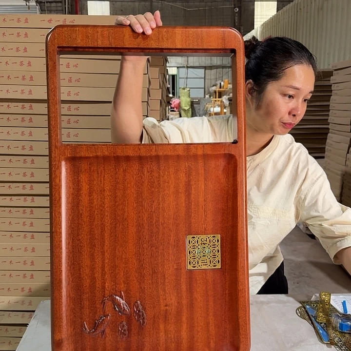 花梨木茶盘72*42尺寸