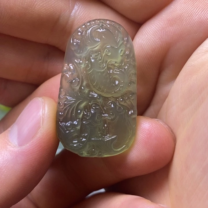 岫玉天然岫玉挂件未镶嵌