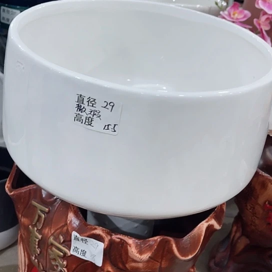 多肉绿植陶瓷花盆9.9包邮，有孔