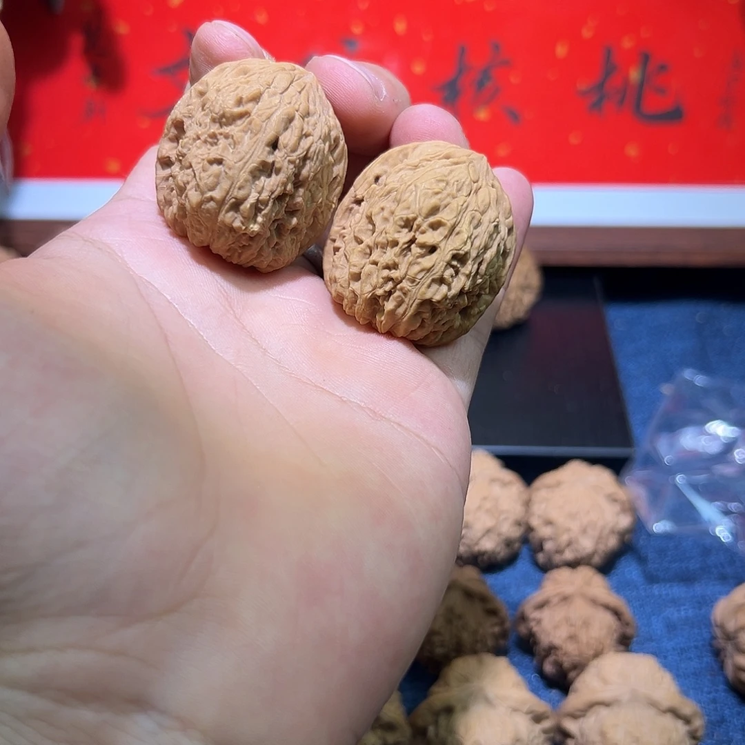 文玩核桃吊坠34涿鹿凹底南疆，高炮