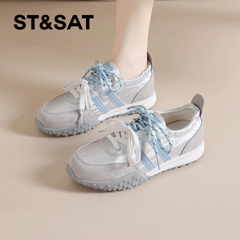 星期六薄底德训鞋女款2025夏季新款运动户外登山鞋透气轻便徒步鞋