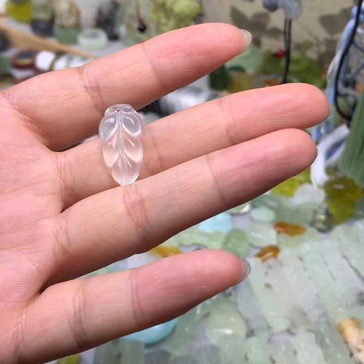 蛇纹石玉合金颈饰