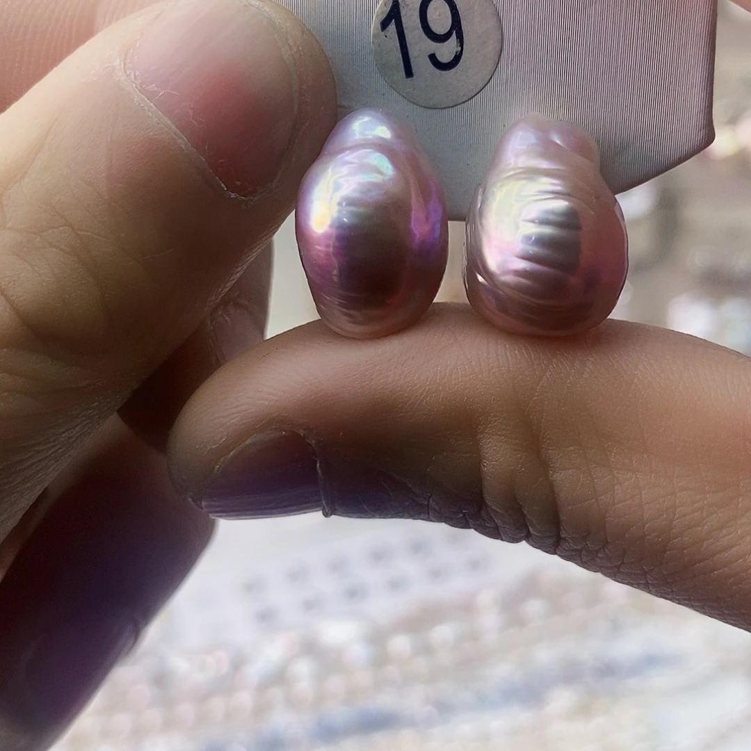 淡水珍珠耳饰未镶嵌