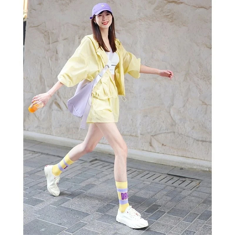 日系短袖百搭洋气时尚套装慵懒风网红学生韩版休闲风女装夏装