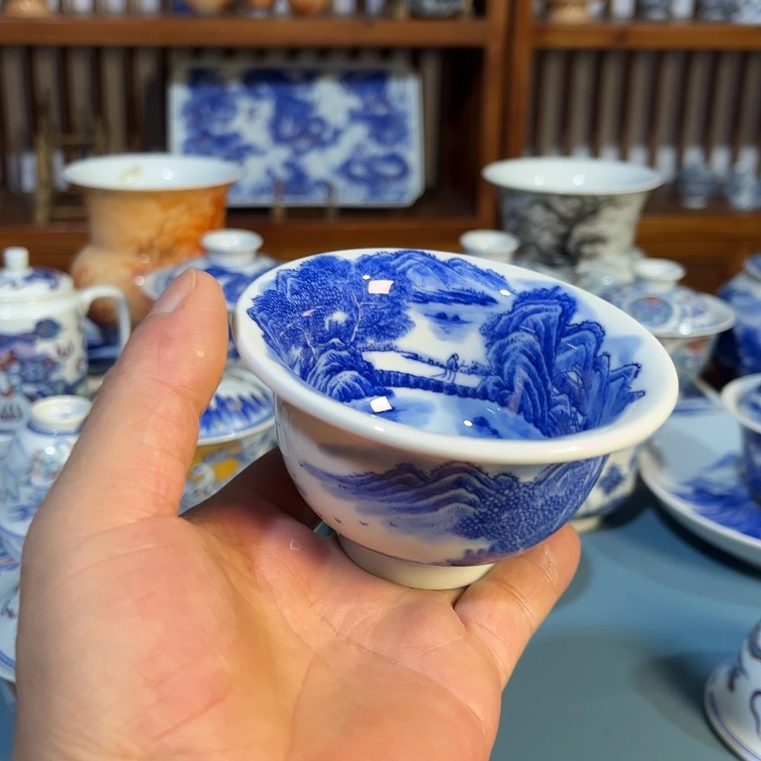 錡镇堂手工手绘绘杯