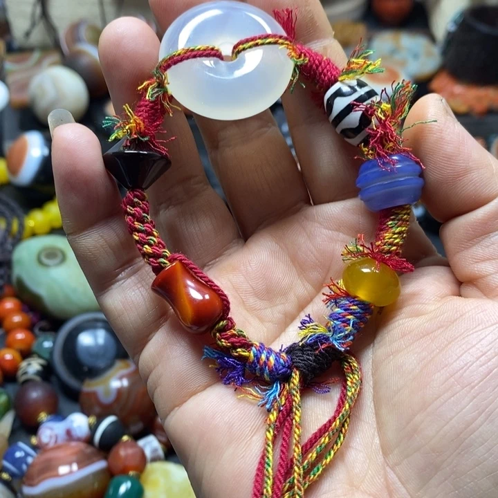 玛瑙/玉髓未镶嵌手链