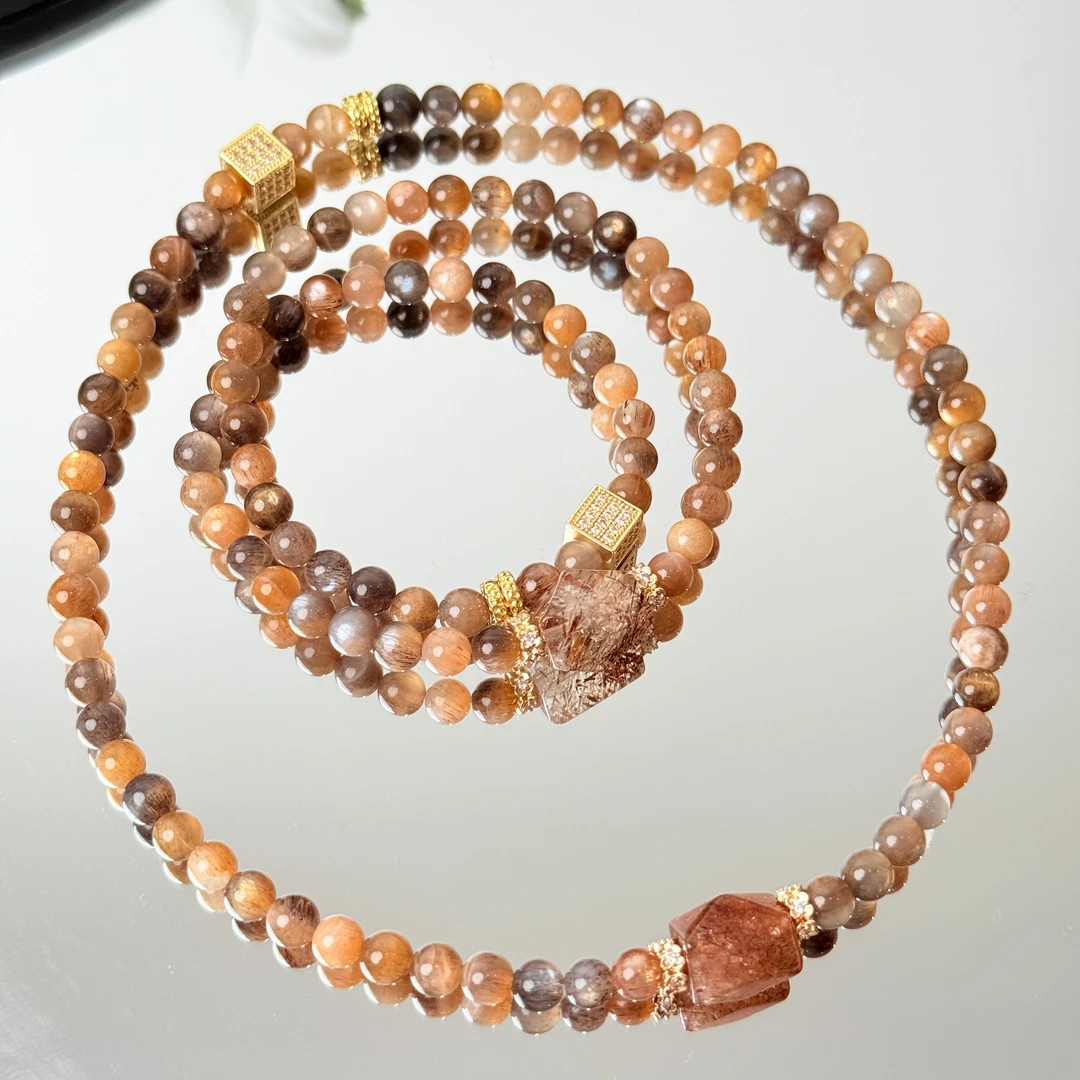 【黑金战士】胶花黑金骨干手串6-10mm面小仙多样性发其一