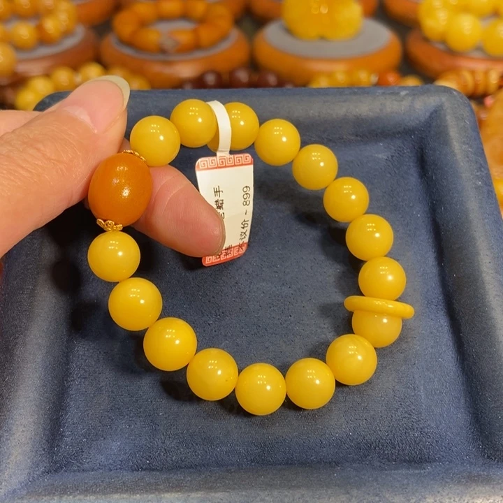 蜜蜡手链未镶嵌蜜蜡