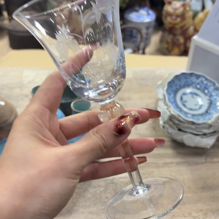 人造水晶古美术置物摆件