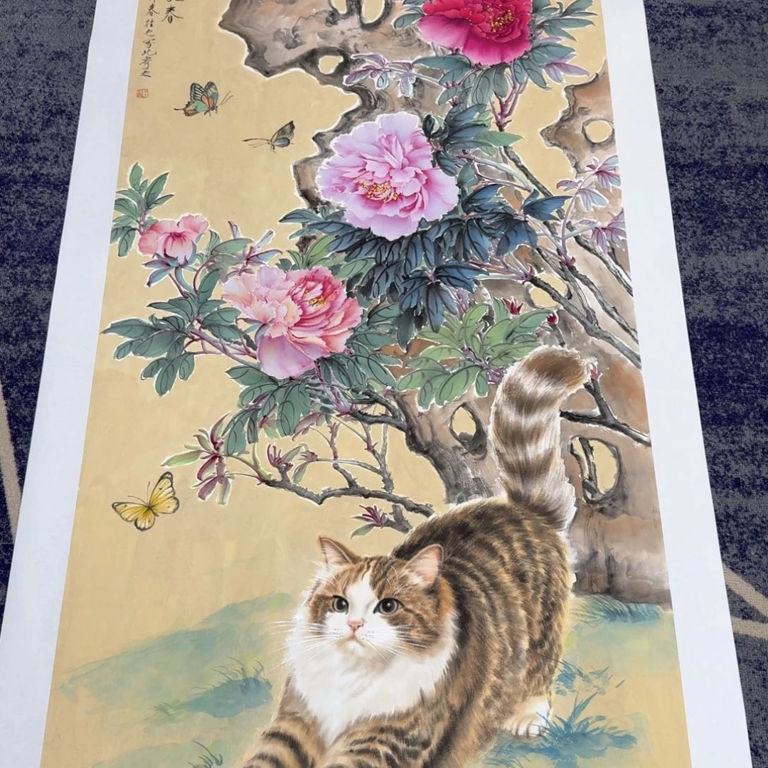 国画国画作品山水花鸟