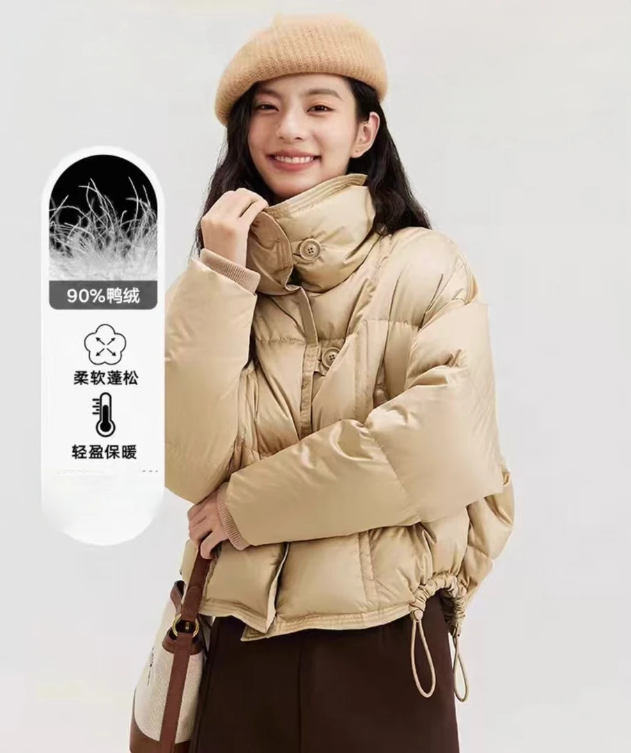 0614时尚蓬松柔软轻易保暖外套zy