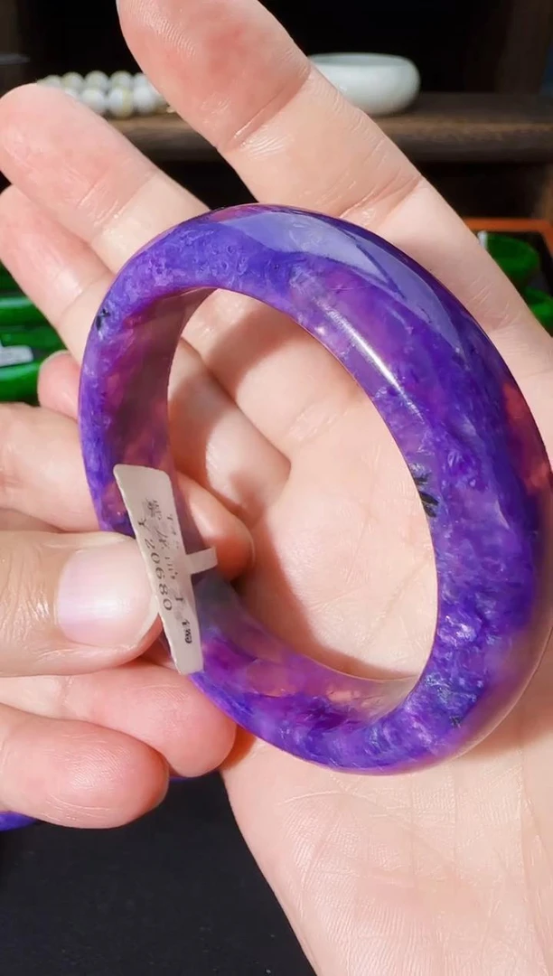天然紫龙晶手镯@多样性发其一
