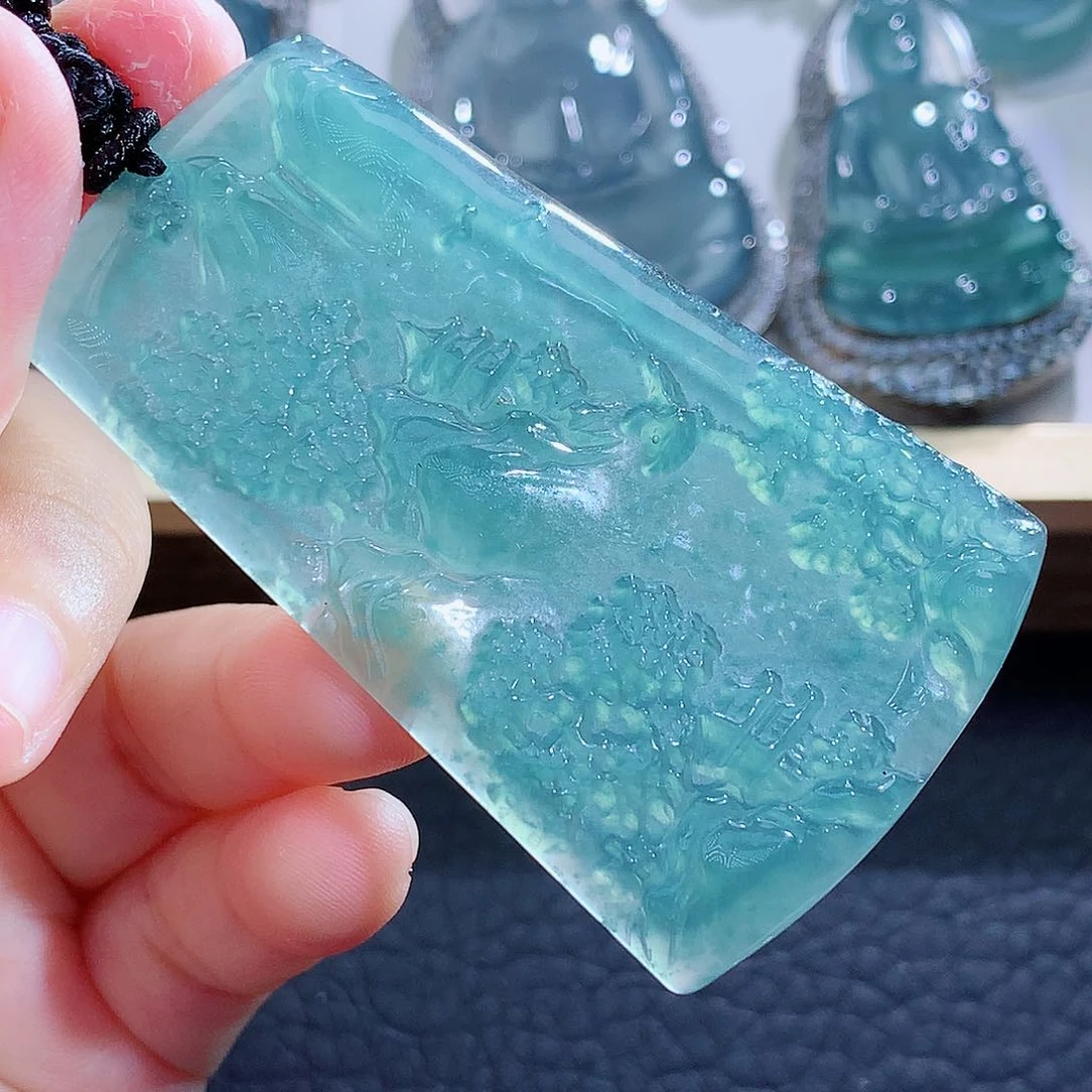 未镶嵌挂件翡翠翡翠