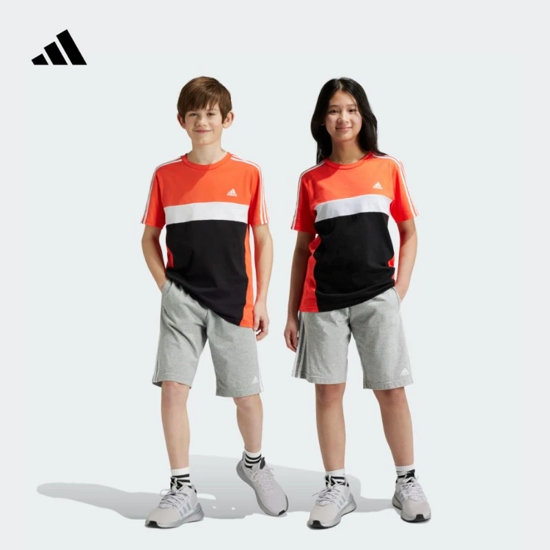 adidas阿迪达斯官方儿童装男女大童夏季休闲运动儿童短裤 IS2573