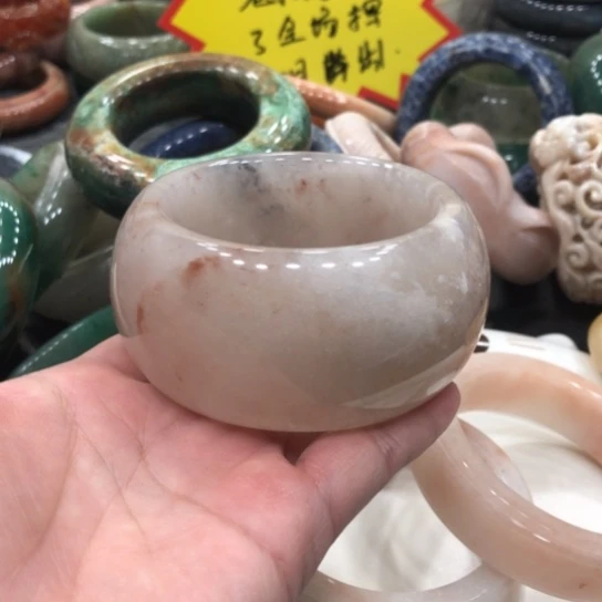 9K金镶嵌石英质玉珠宝奇石1*灯