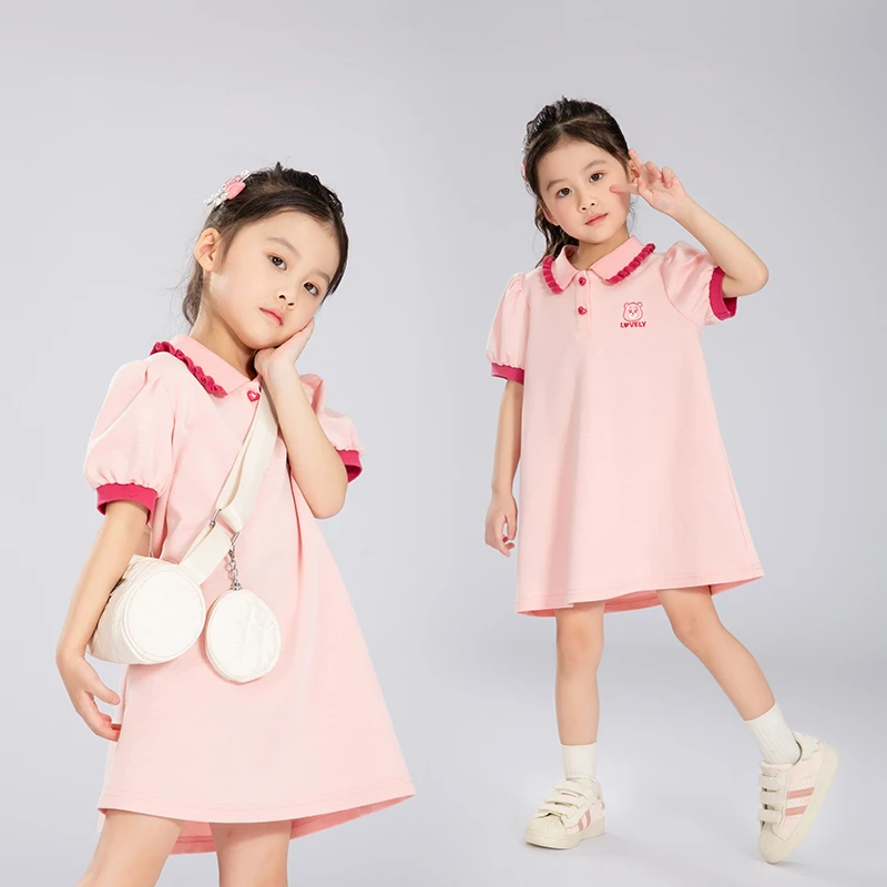 小O宝Okids童装 宝宝POLO洋气连衣裙 KXGDXL003
