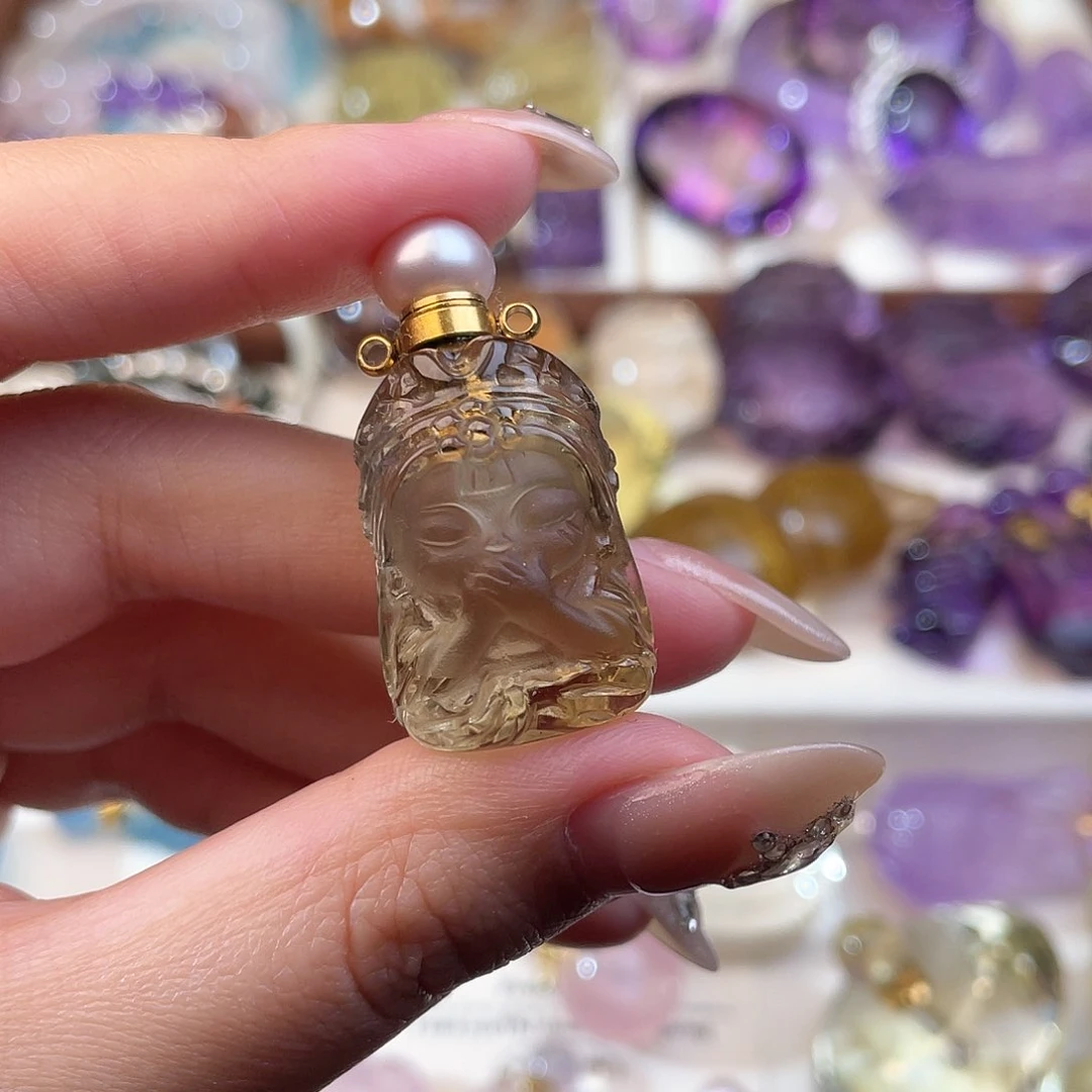 水晶颈饰未镶嵌焦***朵99