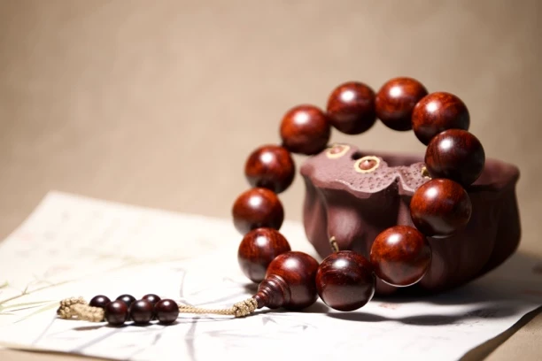 小叶紫檀20mm男士文玩手串佛珠