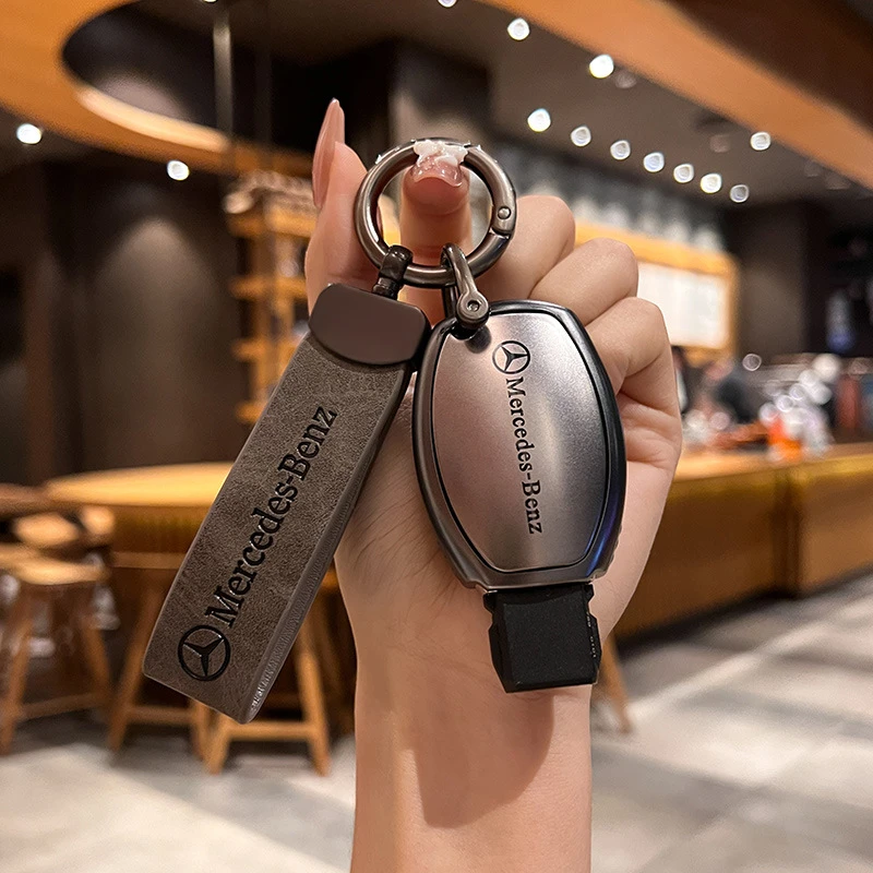 奔驰c260l钥匙套e300l a200l cla glc gla汽车glb220扣gle350壳男