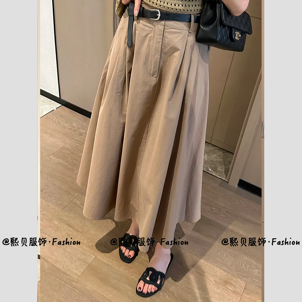 【只出不进-浮浮款】大摆别致设计感A字伞裙休闲半身裙 X1193