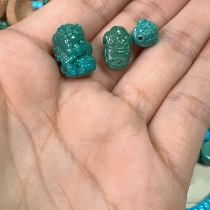海***～未镶嵌绿松石绿松石配饰