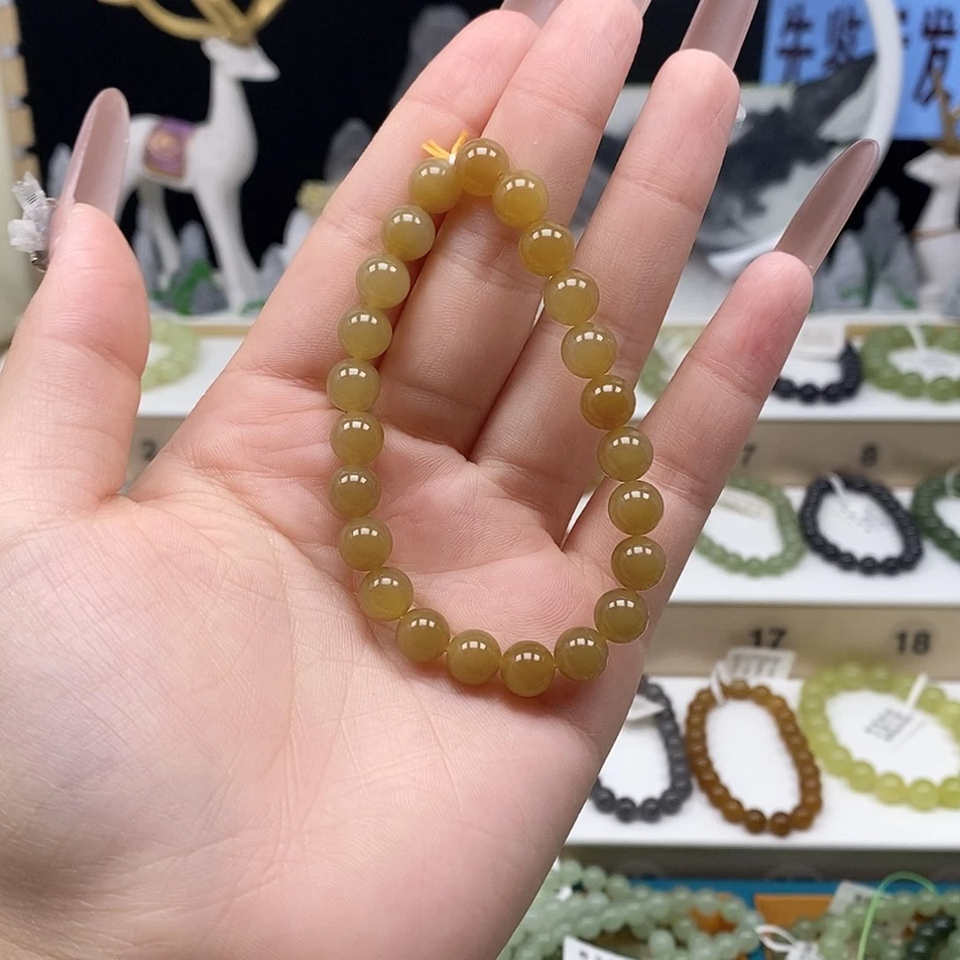 未镶嵌手串和田玉周****_