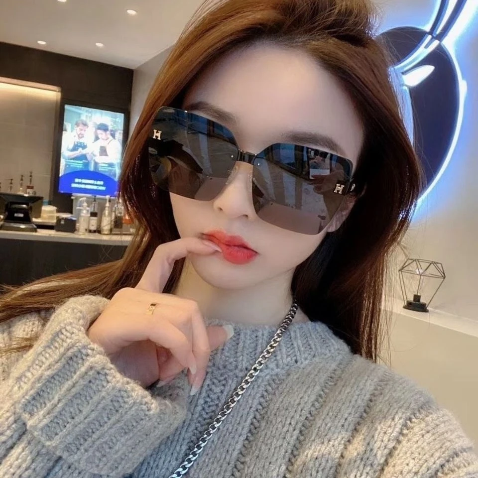 mumu高级感墨镜女夏防晒大框显瘦太阳眼镜时尚都市网红风潮流