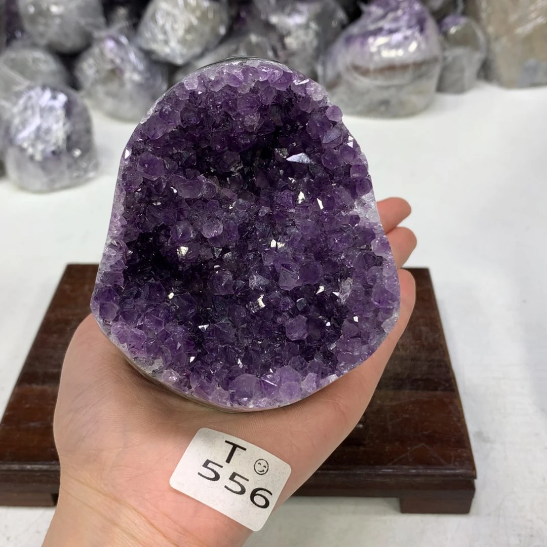 紫晶摆件未镶嵌水晶