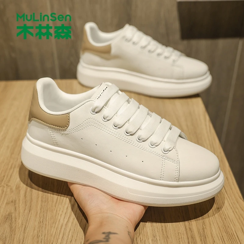 木林森男鞋夏季新款潮流休闲板鞋男士户外透气百搭运动小白鞋男款