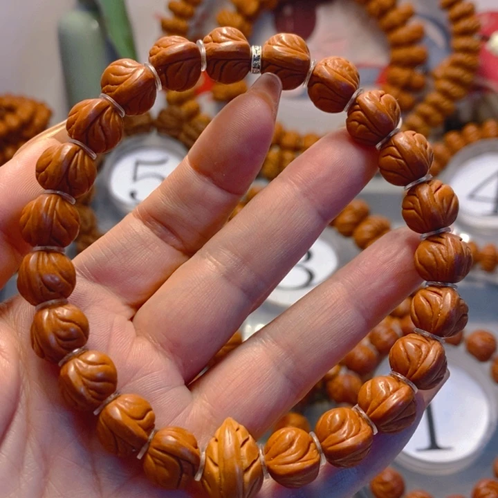 桃核吊坠精品小金豆11尺