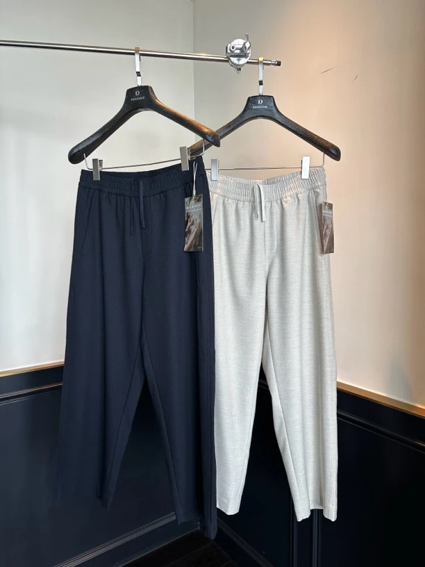 DAN LANG 261# 羊毛混纺春夏直筒休闲裤