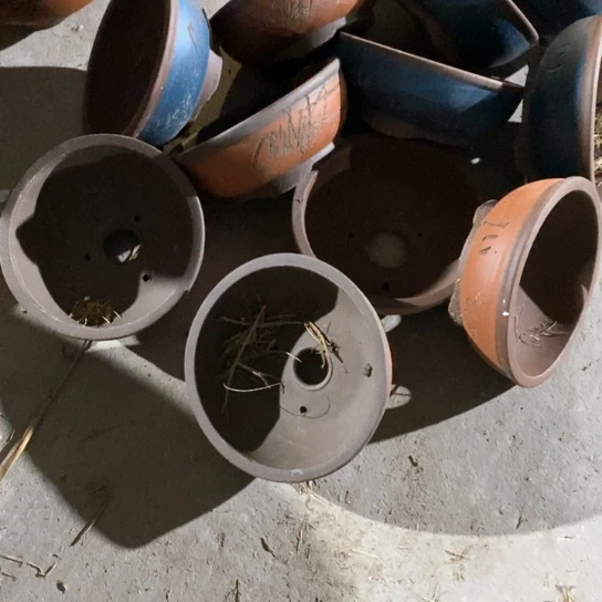 紫砂花盆100-12。15-6